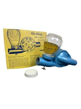 Vintage AIR-WAY Moth Control Wirl-a-Way Insector #6891 w/ Box New OS Steampunk